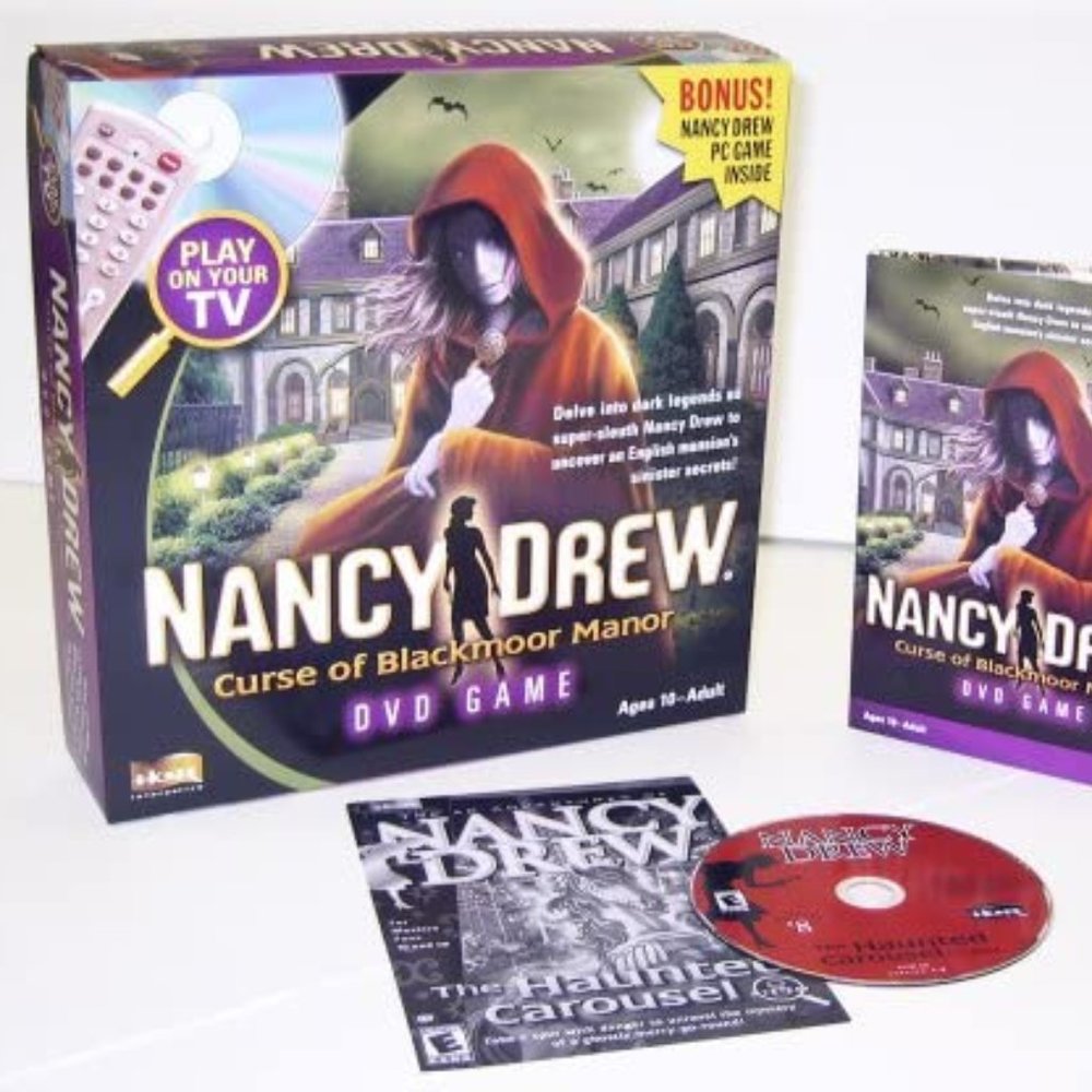 Nancy Drew Curse of Blackmoor Manor DVD Game